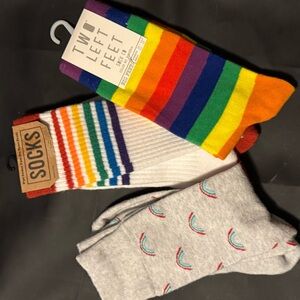 3 Pair Rainbow Socks